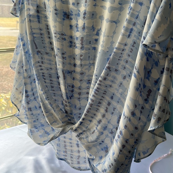 She and Sky flutter short sleeve top - Picture 6 of 9